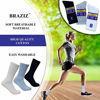 Picture of Braziz Diabetic Socks 12 Pairs Premium Soft Breathable Cotton Diabetic Socks Women Men Comfort Top Non-Binding Crew Socks (Black, Size 10-13 Shoe Size 7-12)