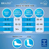 Picture of Braziz Diabetic Socks 12 Pairs Premium Soft Breathable Cotton Diabetic Socks Women Men Comfort Top Non-Binding Crew Socks (Black, Size 10-13 Shoe Size 7-12)