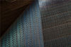Picture of Candumy Blue Placemats Set of 8 for Dining Table Washable High Temperature Resistant Non-Skid,Crossweave Woven Textilene Vinyl PVC Placemats for Kitchen