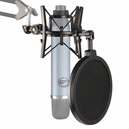 Picture of Blue Ember Mic Shock Mount with Pop Filter to Reduce Vibration Noise for Blue Ember Condenser Microphone by YOUSHARES