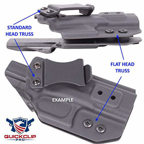 GetUSCart Black Chicago Screw Thru Hole Binding Post Kit 1/8, 1/4, 3