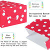 Picture of 100 PCS Red Kraft Paper Bags Biodegradable Polka dot Paper Lunch Bags for Kids Birthday Party Favor Supplies by ADIDO EVA5.1 x 3.1 x 9.4 in