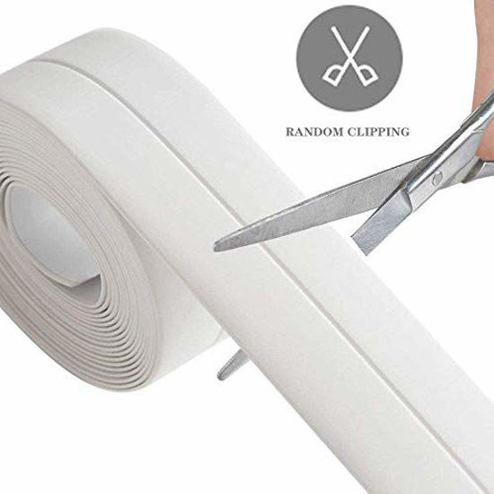 GetUSCart 4 Pack Tape Caulk Strip, PVC Self Adhesive Caulking Sealing