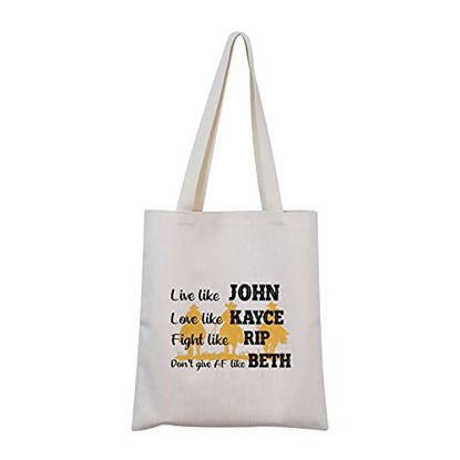 Picture of ZJXHPO TV Show Inspire Gift Live Like John Don't Give AF Like Beth Makeup Bag Fans Gift (John Canvas Bag)