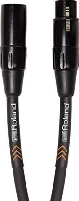 Picture of Roland Black Series Heavy-duty XLR Microphone Cable, 5-Feet