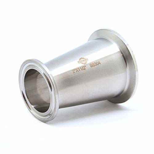2 Inch to 1.5 Inch Tri Clover Concentric Reducing Cone
