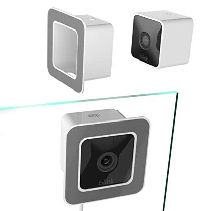 Picture of Teccle Window Mount for Blink Mini, Through Window Use Blink Mini Camera, No Indoor Reflections (Pack of 2)