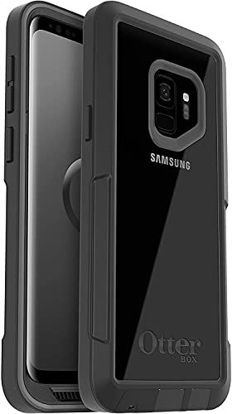 Picture of OtterBox Pursuit Series Case for Samsung Galaxy S9 (ONLY - NOT Plus) Non-Retail Packaging - Clear/Black