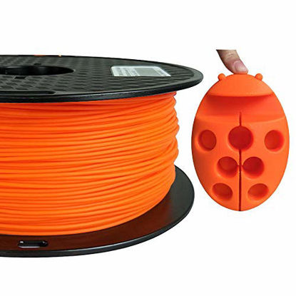 Picture of PLA MAX PLA + Orange PLA Filament 1.75 mm 3D Printer Filament 1KG 2.2LBS Spool 3D Printing Material Strength Than Normal PLA Pro Plus Filament CC3D PLA MAX Flame Orange Color