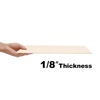 Picture of (12-Pack) 12x8x1/16 Unfinished Basswood Sheets for Crafts - 1.5mm Thick Thin Plywood Sheets - Easy to Cut and Use - Perfect for Architectural Models - Natural Color Basswood with Smooth Surface