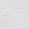 Picture of RV Shower Curtain Waffle Weave 47 x 64 Inches for Travel Trailer - Camper Shower Curtain with 230GSM Heavyweight Fabric, Water Repellent, Washable, White, 47x64