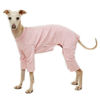 Picture of Lucky Petter Basic Dog Pajamas Pastel Durable and Elastic Dog Onesie Apparel Outfits Doggie Jammies (Medium, Pink)