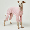 Picture of Lucky Petter Basic Dog Pajamas Pastel Durable and Elastic Dog Onesie Apparel Outfits Doggie Jammies (Medium, Pink)