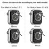 Picture of 3-Pack JOHIPI Compatible with Apple Watch Band 38mm 40mm 42mm 44mm + Case, Women Jewelry Bling Diamond Metal Strap with Diamond Case and Glass Screen Protector Case for iWatch Series SE 6 5 4 3 2 1