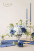 Picture of Ling's moment Artificial Flowers Powder Blue Roses 25pcs Real Looking Fake Roses w/Stem for DIY Wedding Bouquets Centerpieces Arrangements Party Baby Shower Home Decorations