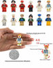 Picture of Cyiecw Minifigures Set, 36 pcs Community Mini People from Different Industries for Kids Party, Gifts, Building Bricks Kids Educational Toy to Build More Fun