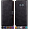 Picture of SUANPOT for Samsung Galaxy S10e 5.8"(Non S10 6.2") with RFID Blocking Leather Wallet case Credit Card Holder,Flip Folio Book Phone case Shockproof Cover Women Men for Samsung S10e case Wallet Black