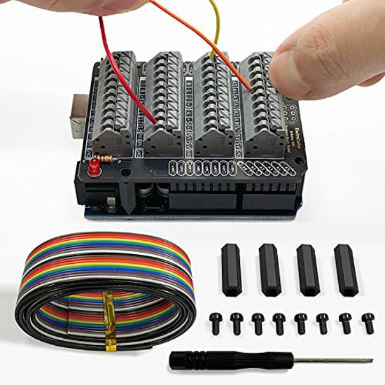 GetUSCart- ELECTROCOOKIE Uno Terminal Block Shield Kit, Compatible for ...