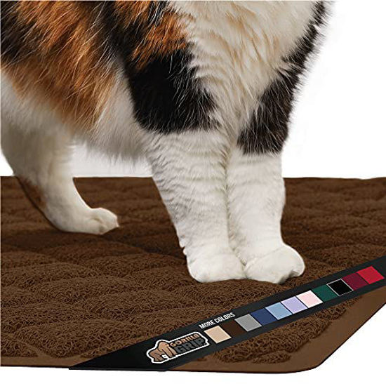 GetUSCart- Gorilla Grip Original Premium Durable Cat Litter Mat, 24x17,  Water Resistant, Traps Litter from Box and Cats, Scatter Control, Soft on  Kitty Paws, Easy Clean Cat Mat, Brown