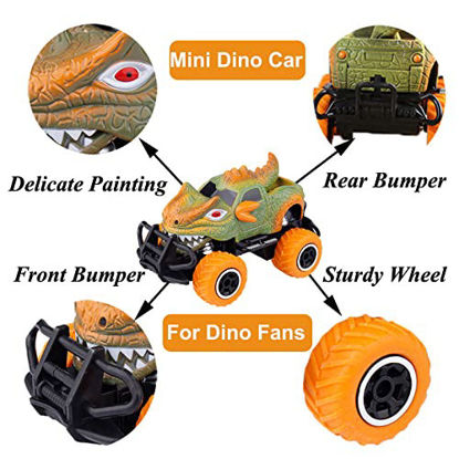 Picture of Remote Control Car for Boys 3-5 , Dinosaur Toys Cars for Kids Age 3 4 5 6 Year Old ,Off-Road Climbing Toy Vehicle Mini RC Car ,Monster Trucks for Boys, Funny Gifts for Boys 3 4 5 6 Year Old