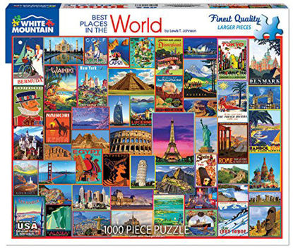 Picture of White Mountain Puzzles Best Places In The World - 1000 Piece Jigsaw Puzzle
