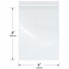 Picture of Plymor Zipper Reclosable Plastic Bags, 2 Mil, 6" x 8" (Pack of 200)