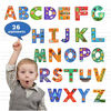 Picture of SYNARRY Wooden Alphabet Puzzles for Kids Ages 3-5, ABC Learning for Toddlers Ages 3+, Sight Words Letter Puzzles Montessori Toys Educational STEM for Preschool Boys Girls