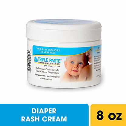 Triple Paste Diaper Rash Cream for Baby - 16 Oz Tub - Zinc Oxide
