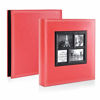 Picture of Ywlake Photo Album 4x6 500 Pockets Photos, Extra Large Capacity Family Wedding Picture Albums Holds 500 Horizontal and Vertical Photos Red