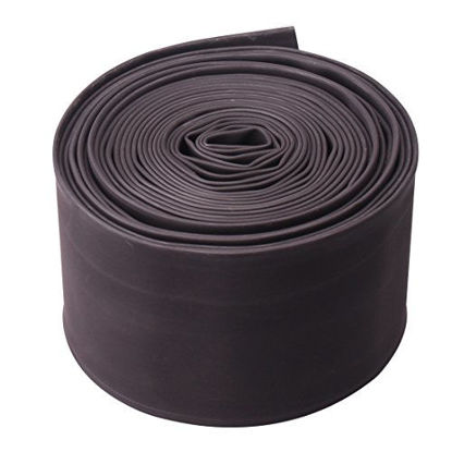 Picture of Heat Shrink Tube, Wire Wrap Electrical Cable Ratio 2:1 Heat Shrinkable Shrinking Sleeving Black (6M / 20Ft, Dia.60mm)