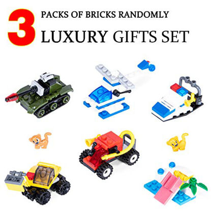 Picture of DAYMOO Build-on Brick Mug,Creative DIY Funny Mugs with Building Blocks,Novelty Birthday Party Cups for Kids,Unique Gifts for Christmas,Blue