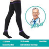 Picture of T.E.D. Anti Embolism Stockings for Women Men Thigh High, 15-20 mmHg Compression TED Hose with Inspect Toe Hole