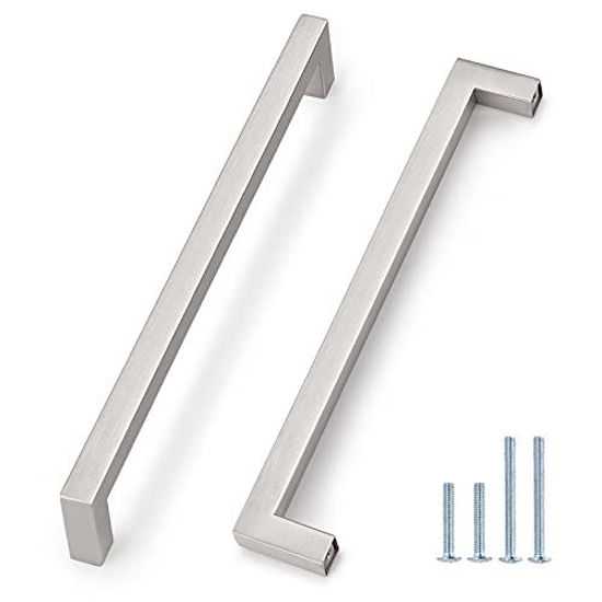 GetUSCart Probrico 5 Pack10 inch Square Pulls Brushed Nickel