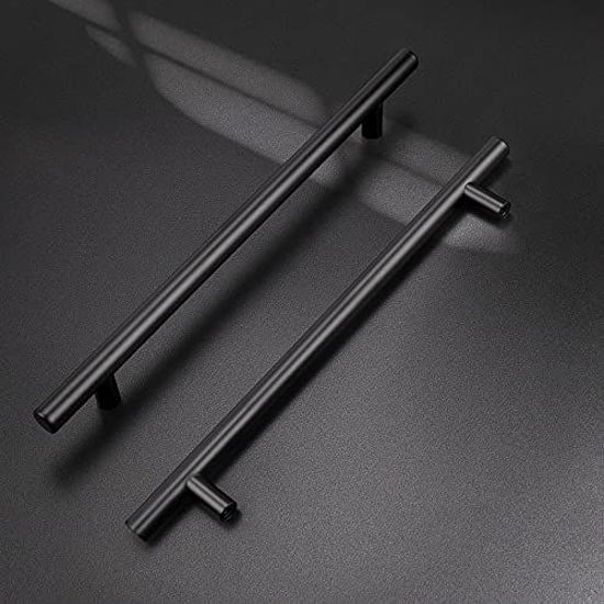GetUSCart Probrico Flat Black Modern Hardware Cupboard Pull