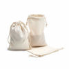 Picture of Tendwarm 20 Pieces 8x10 Inches Cotton Drawstring Bags Reusable Muslin Sachet Bag for Party Wedding Storage Home Supplies