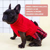 Picture of KYEESE Christmas Dog Sweater Dress Plaid for Small Dogs with Bowtie Turtleneck Dog Pullover Knitwear Puppy Sweater Red