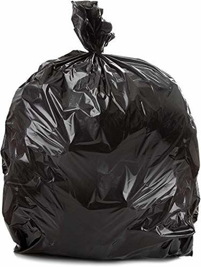 Plasticplace 65 Gallon Trash Bags, 1.5 Mil, Clear (50 Count)