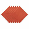 Picture of DII Solid Napkin Set Collection, 20x20, Pumpkin Spice 6 Piece