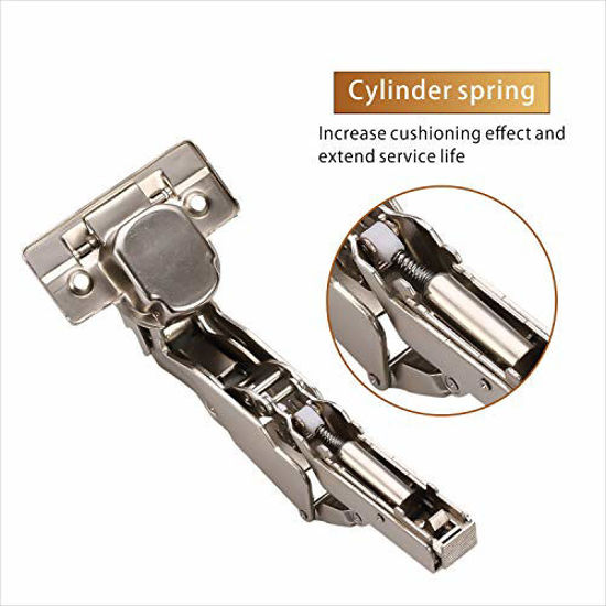 GetUSCart Furniware 1 Pair 165 Degree Lazy Susan Hinges,Full Overlay