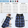 Picture of 4 Pieces Fabric Dog Sweater with Leash Ring Winter Fleece Vest Dog Pullover Jacket Warm Pet Dog Clothes for Puppy Small Dogs Cat Chihuahua Boy (XXL)
