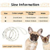 Picture of 2 Pieces Dog Artificial Pearl Collars Leash Set 2 Rows Pearls Pet Necklace and PU Leather Pearl Leash with Crystal Rhinestone Imitated Pearl Neck Strap for Dog Cat (Small, 0.6 x 49.2 Inch)
