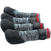 Picture of Mihachi Dog Socks Rubber Sole Paw Protectors with Velcro Straps Traction Control Anti-Slip Waterproof Boots Winter Paw Protectors