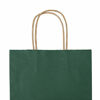Picture of 50 Pack 8x4.75x10 inch Medium Green Gift Paper Bags with Handles Bulk, Bagmad Kraft Bags, Craft Grocery Shopping Retail Party Favors Wedding Bags Sacks (Dark Green, 50pcs)
