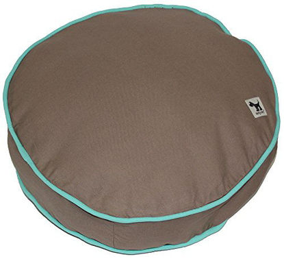 Picture of Molly Mutt Tiny Dog Bed Cover - Round Bed - Washable Dogs Bed Cover - Dog Bed for Small Dogs - Pet Bed with Removable Cover - Elevated Dog Bed Small - Dog Bed Covers, Wild Horses, 20" Round (cd23r)