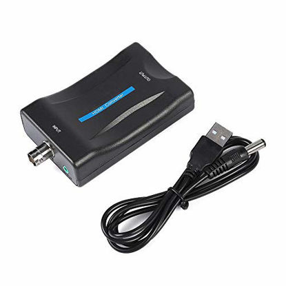 Picture of Zerone BNC to HDMI Converter Display HD 1080P/720P Video Adapter Surveillance Monitor for PS2, PS3, PSP, WII, XBOX360