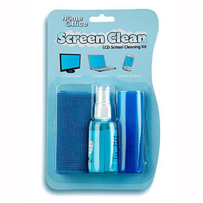 Picture of AmScope CK-II 3 in 1 LCD Screen Cleaning Kit for Laptop, TV, Monitor and Camera Lens