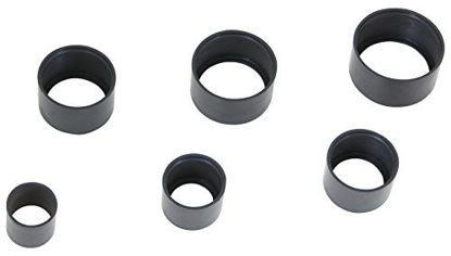 Picture of Performance Tool W89220-7 Black Replacement Rubber Sleeve, 6 Piece