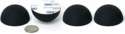 Picture of 2" Platinum Silicone Hemisphere Bumper, Non - Skid Isolation Feet with Adhesive - 20 Duro - 4 Pack