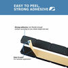 Picture of EOTH 1oz Adhesive Wheel Weights, Black 1 oz Stick-on Adhesive Tape,A Box of 18 Strip, 4 Segments one Piece (72 Oz Pack)