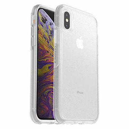 Picture of OtterBox Symmetry Slim Clear Case for iPhone X and iPhone Xs - Bulk Packaging - Stardust (Clear/Gold)